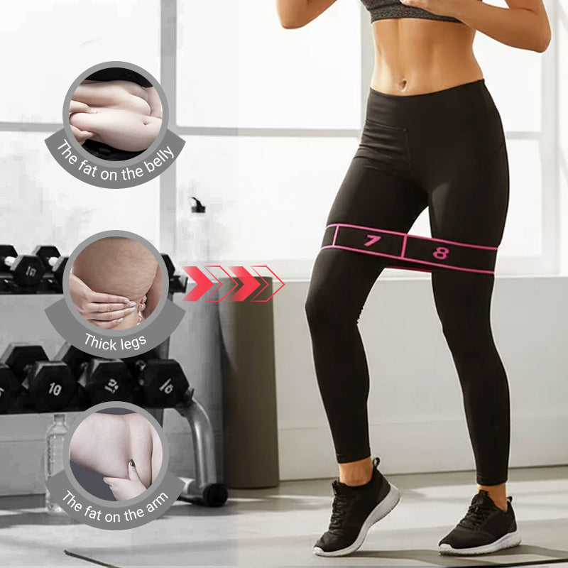 Adjustable Resistance Band – 8 Segments for Yoga &amp; Strength Training