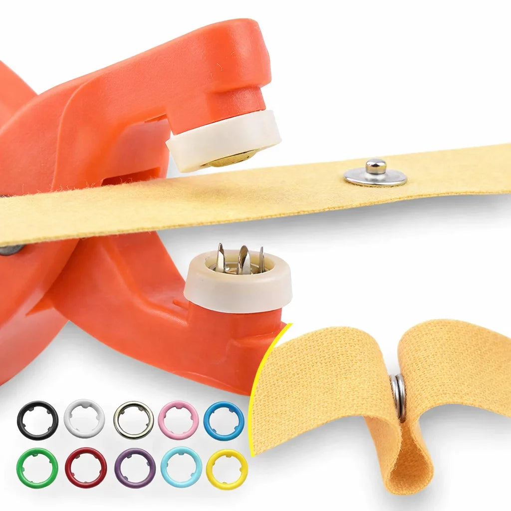Snap Button Pliers Set – Multi-Size, No Sewing & Easy Fabric Button Install