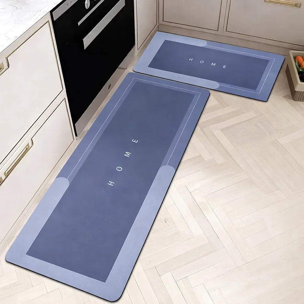 Non-Slip Absorbent Floor Mat – Super Soak Kitchen & Bath Safety Rug