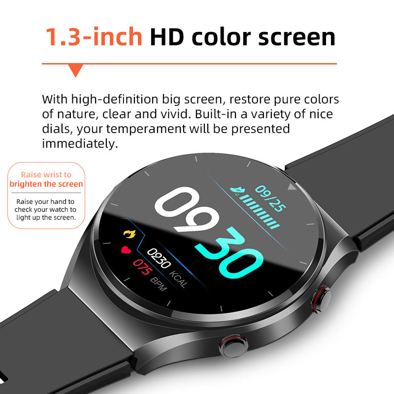 Health Smart Watch – Blood Sugar ECG HRV Heart Rate & SpO2 Monitor