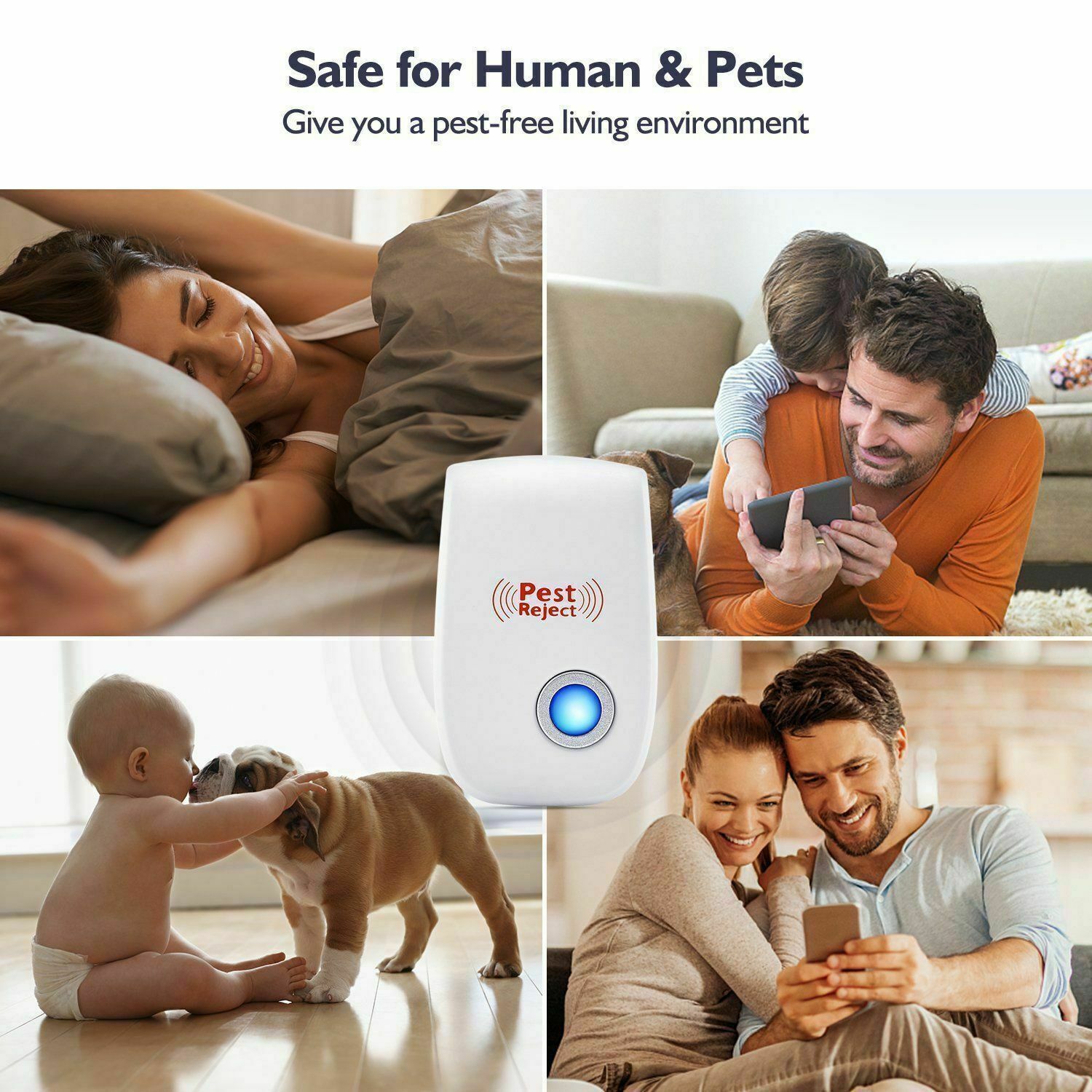 Ultrasonic Squirrel Repeller – Solar Pest Control Device for Gardens & Yards