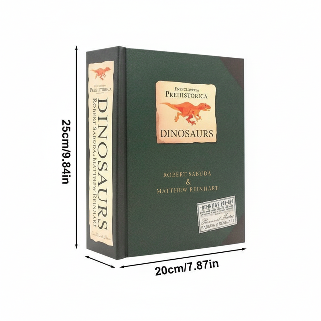 3D Pop-Up Dinosaur Book – Interactive Prehistoric Kids & Adults