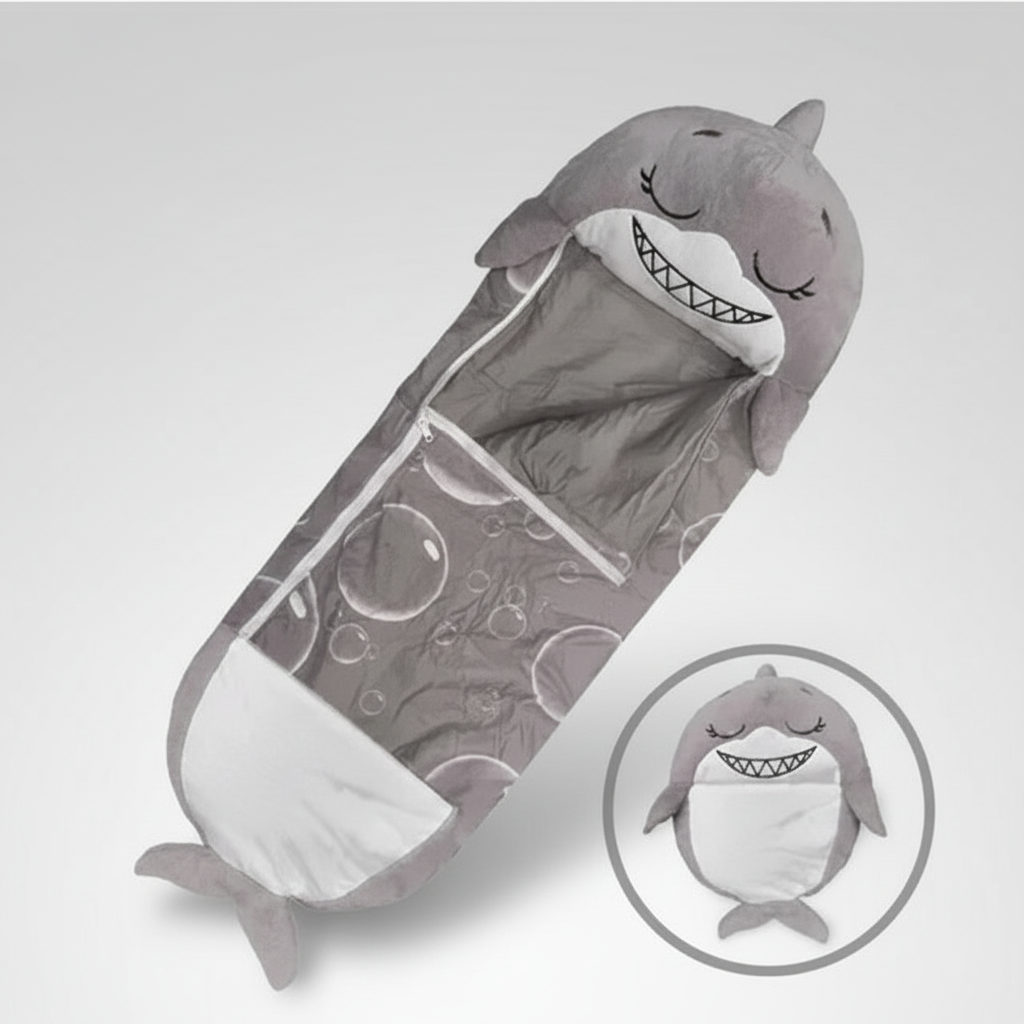 Kids' Foldable Sleeping Bag – Snoozi Animal Shape Portable & Washable