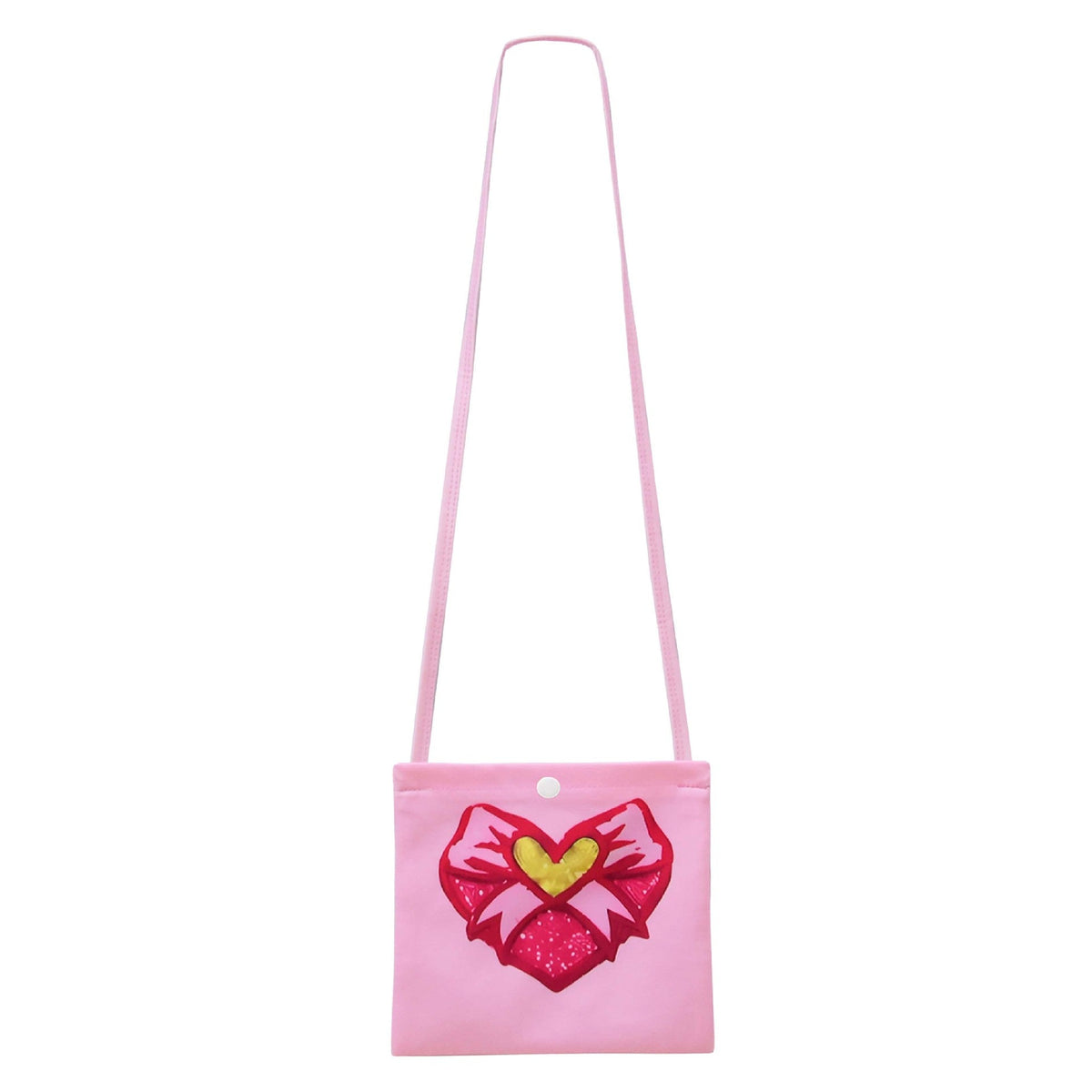 Girls’ Pink Princess Dress and Crossbody Bag Set