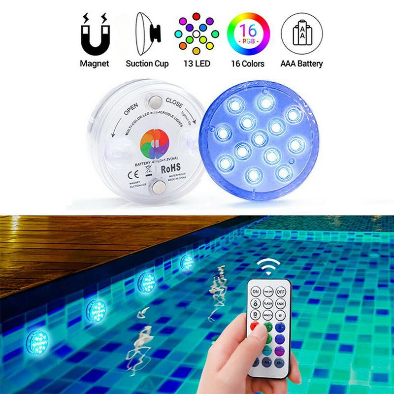 Remote Control Waterproof LED Light – Magnetic Suction Wireless Installation