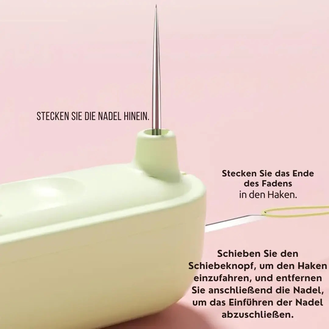 Needle Threader & Seam Ripper 2-in-1 – Compact Sewing Tool & Free Bonus Pack