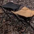 Folding Camping Stool – Portable with Storage Net &amp; Lightweight