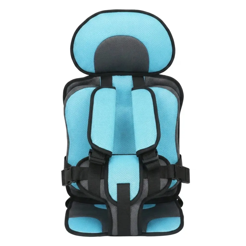 Portable Child Car Booster Seat – Foldable Compact & Travel Safety