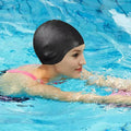Silicone Swim Cap with Ear Protection – HydroFit Waterproof Design