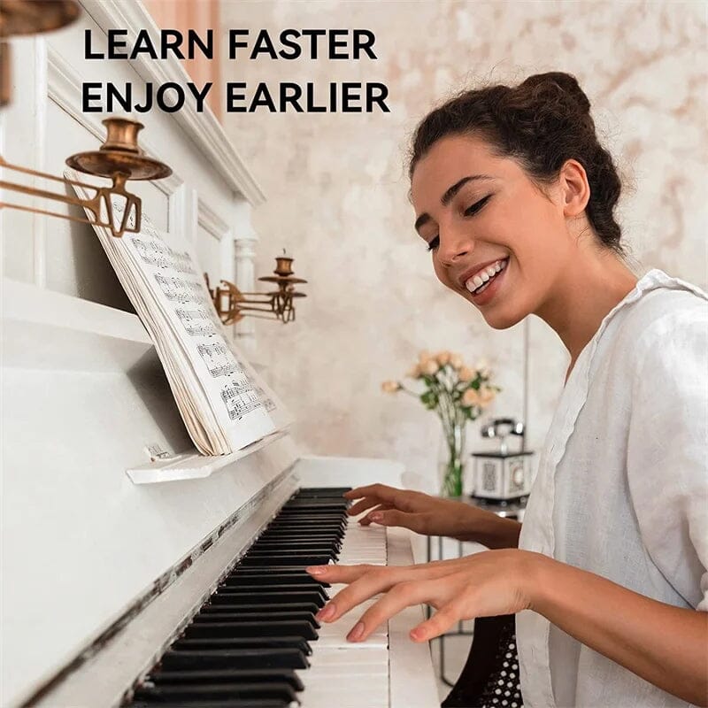 Removable Piano Keyboard Note Labels – Color-Coded Learning Stickers