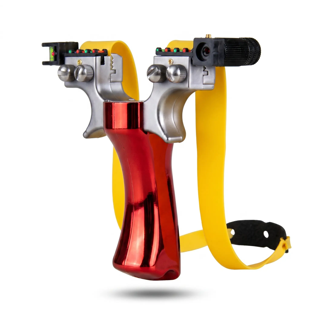 Laser Lock High-Precision Slingshot – Adjustable Aim for Outdoor Shooting