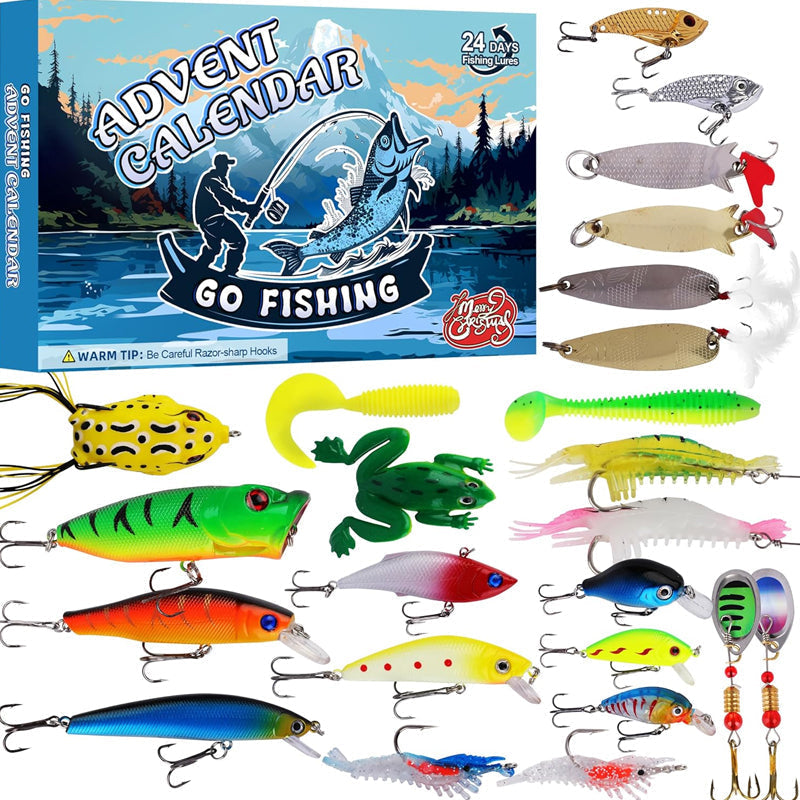 Fishing Advent Calendar 24 Days of Tackle Surprises