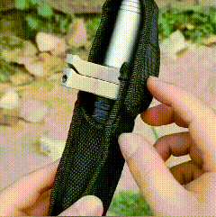 Self-Defense Walking Stick – Automatic Anti-Slip Grip & Hiking Safety