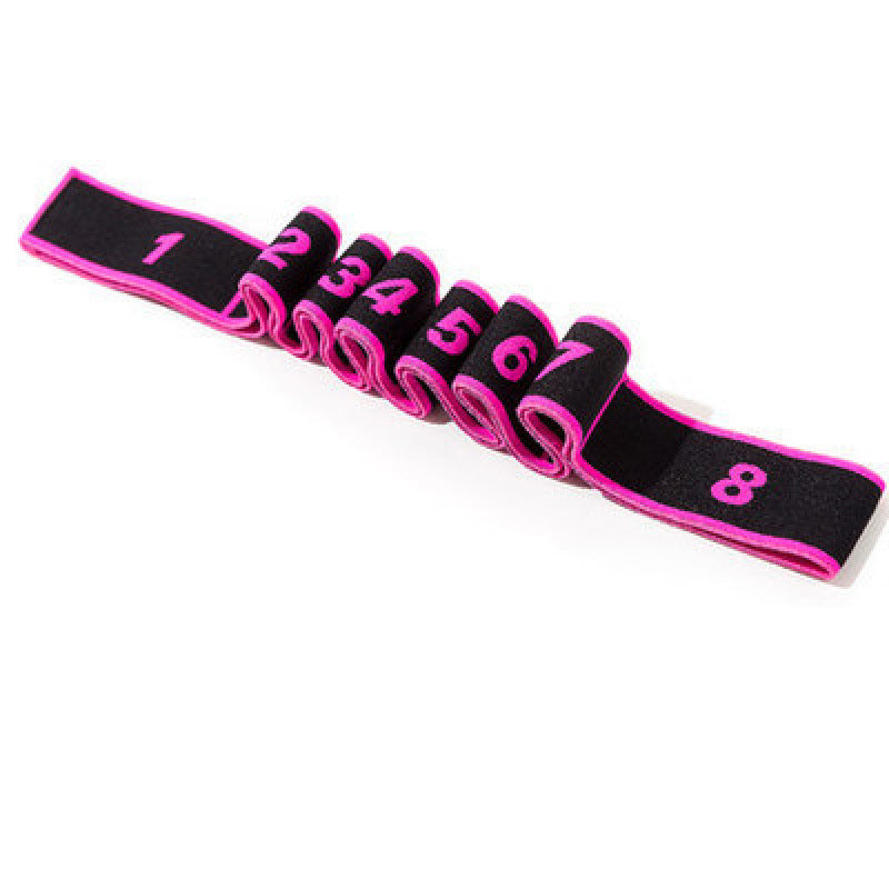 Adjustable Resistance Band – 8 Segments for Yoga &amp; Strength Training