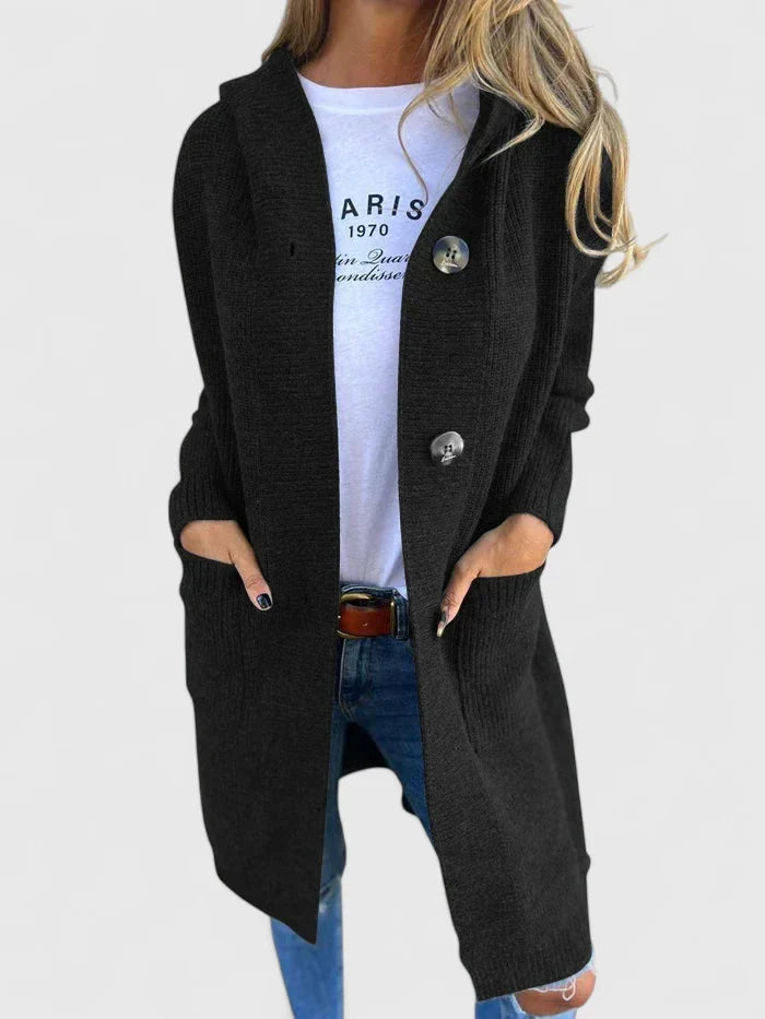 Women's Cardigan – Comfortable Knit, Relaxed Fit