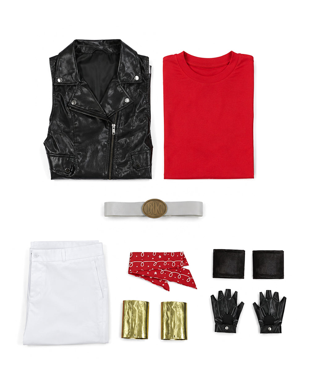 Retro Villain Costume Set for Adults and Kids