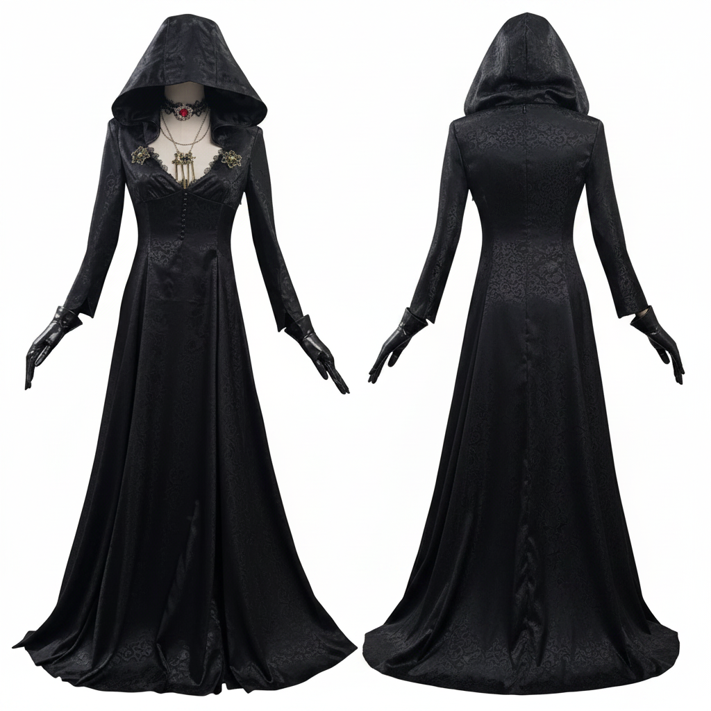 Women’s Gothic Vampire Costume Set