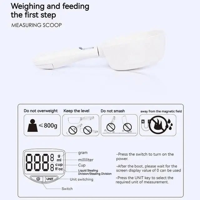 Digital Measuring Spoon Scale – Precise Portioning & Easy to Use