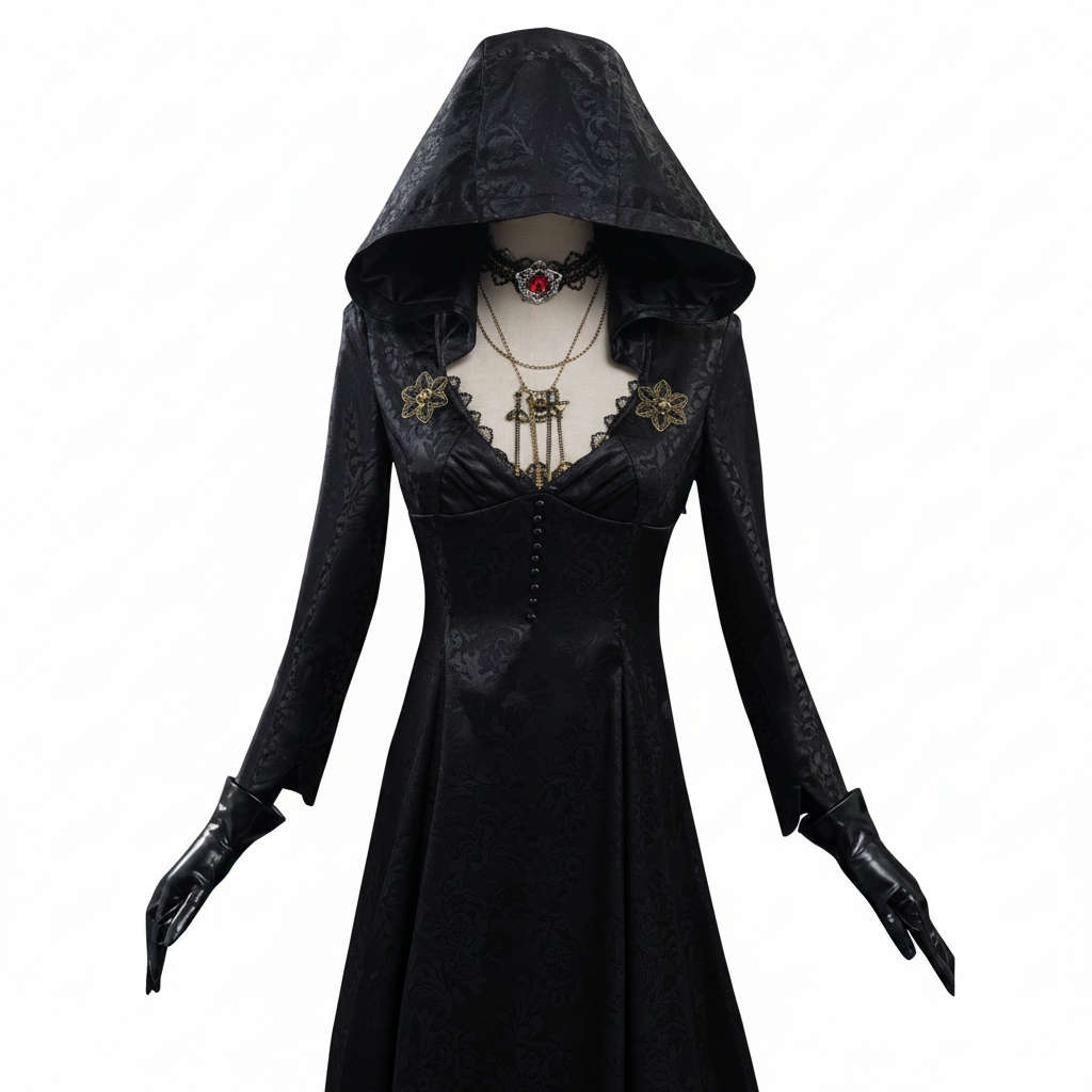 Women’s Gothic Vampire Costume Set