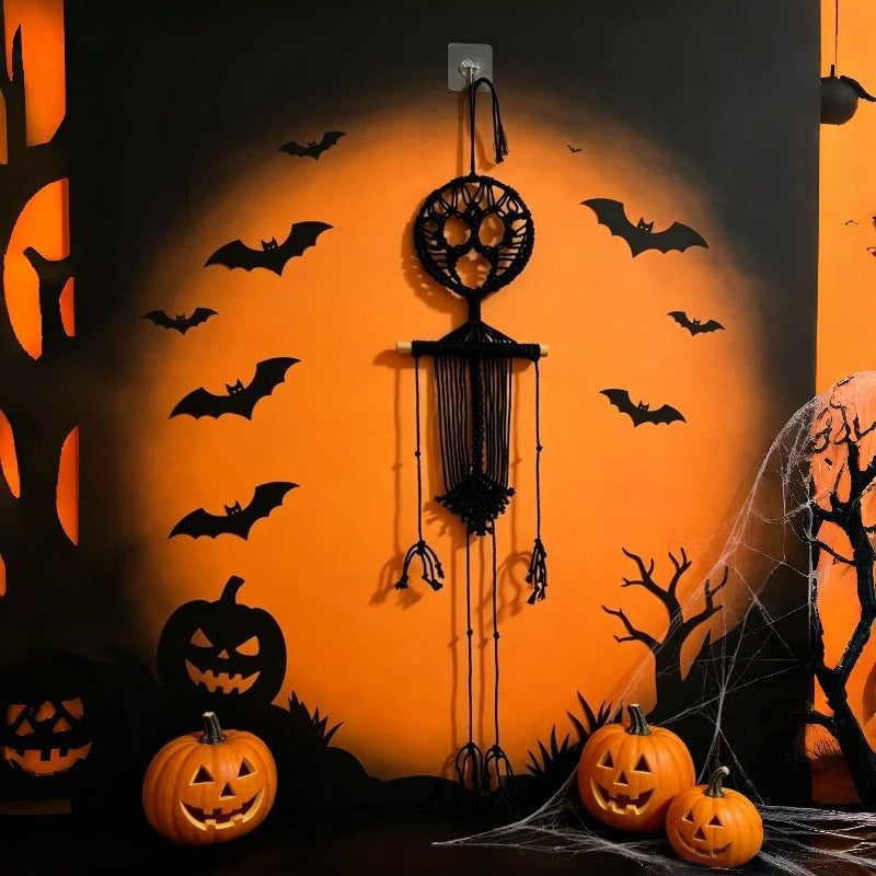 2-Piece Skeleton Macramé Wall Hanging Set