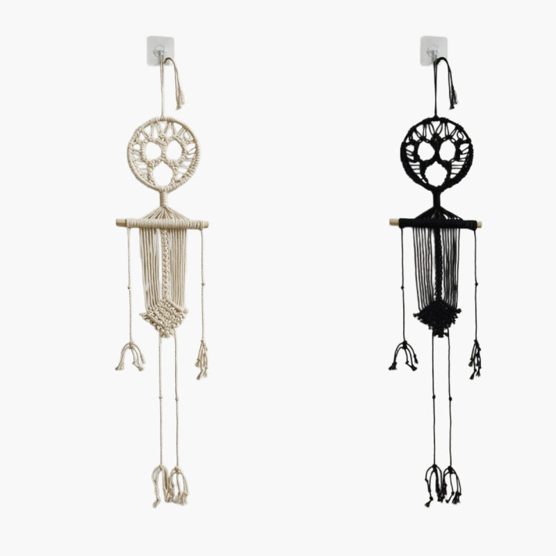 2-Piece Skeleton Macramé Wall Hanging Set
