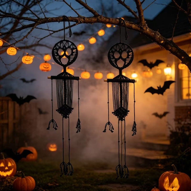 2-Piece Skeleton Macramé Wall Hanging Set