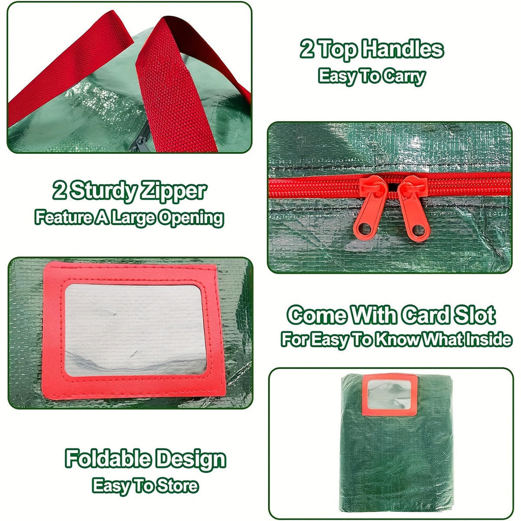 Large Waterproof Christmas Tree Storage Bag – Heavy-Duty Tote