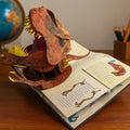 3D Pop-Up Dinosaur Book - Fascinating Interactive Journey to Prehistoric Times