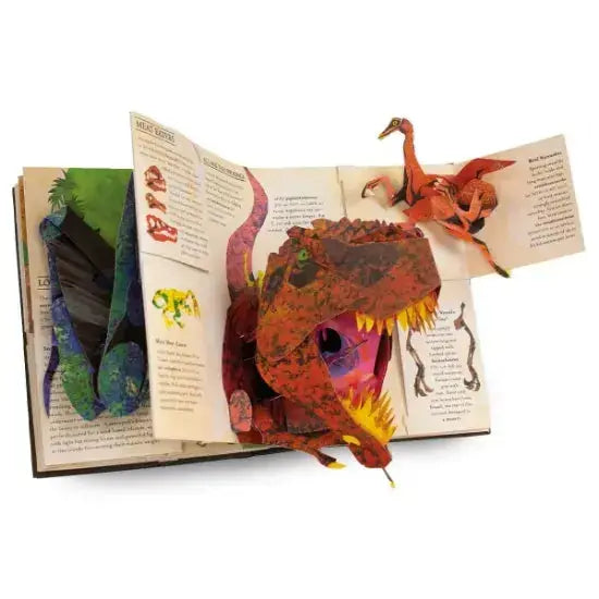3D Pop-Up Dinosaur Book - Fascinating Interactive Journey to Prehistoric Times