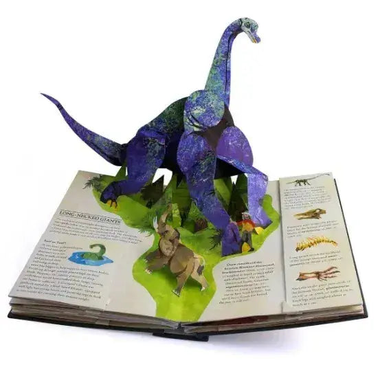 3D Pop-Up Dinosaur Book - Fascinating Interactive Journey to Prehistoric Times
