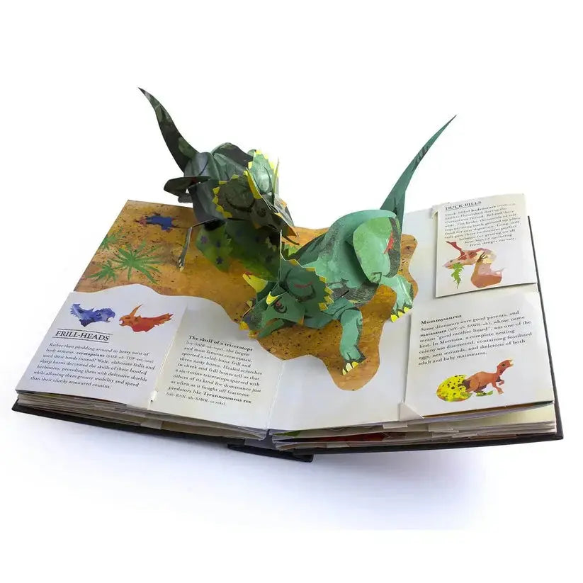 3D Pop-Up Dinosaur Book - Fascinating Interactive Journey to Prehistoric Times