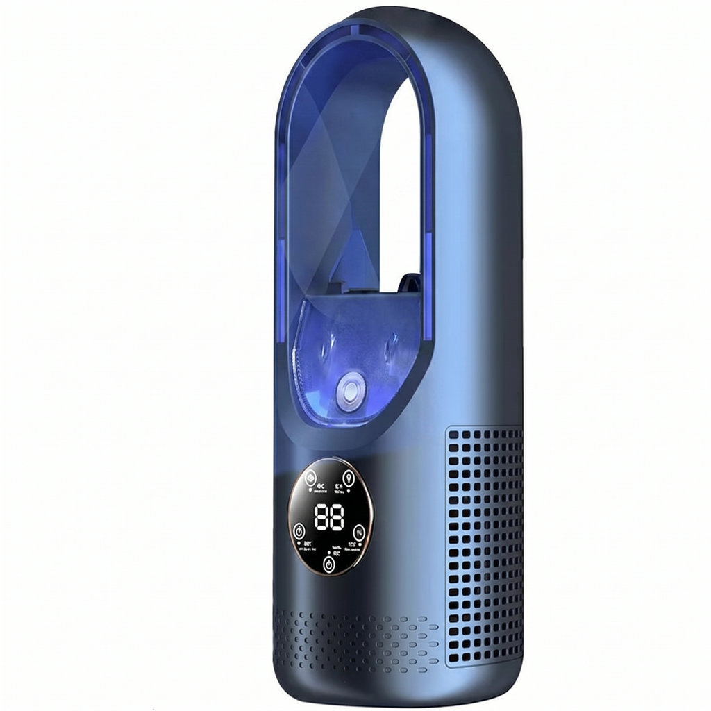 Silent Portable Air Conditioner – 2025 Blade-Free Home & Office Cooling