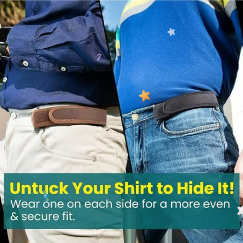 Buckleless Elastic Belt – Portable No-Buckle Adjustable Stretch & Unisex