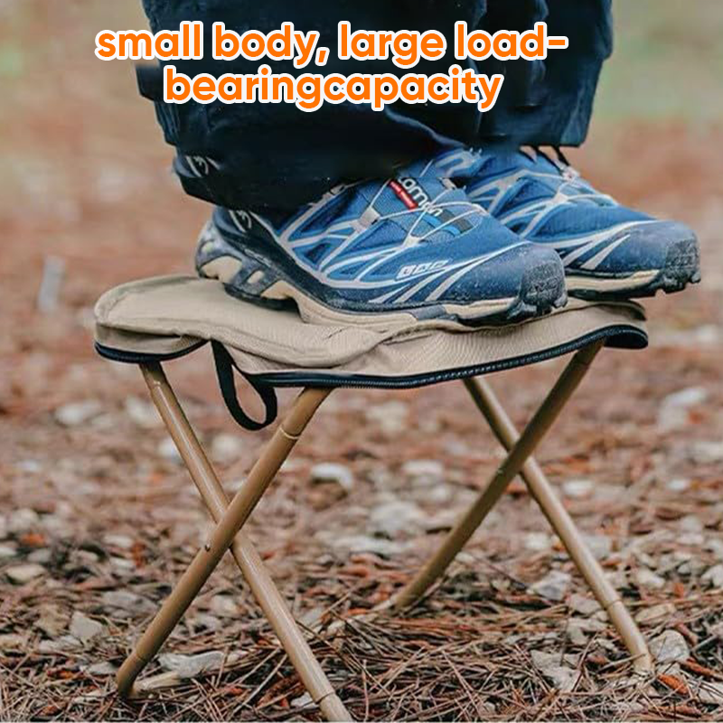 Foldable Backpack Stool – Lightweight Portable Seat for Hiking & Camping