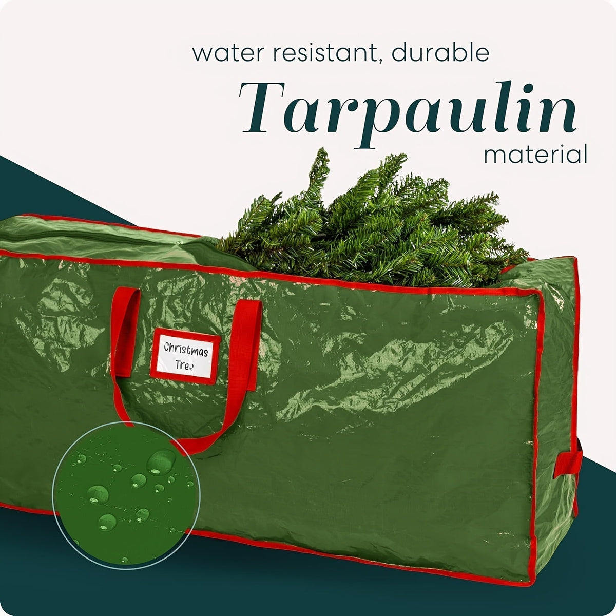 Large Waterproof Christmas Tree Storage Bag – Heavy-Duty Tote