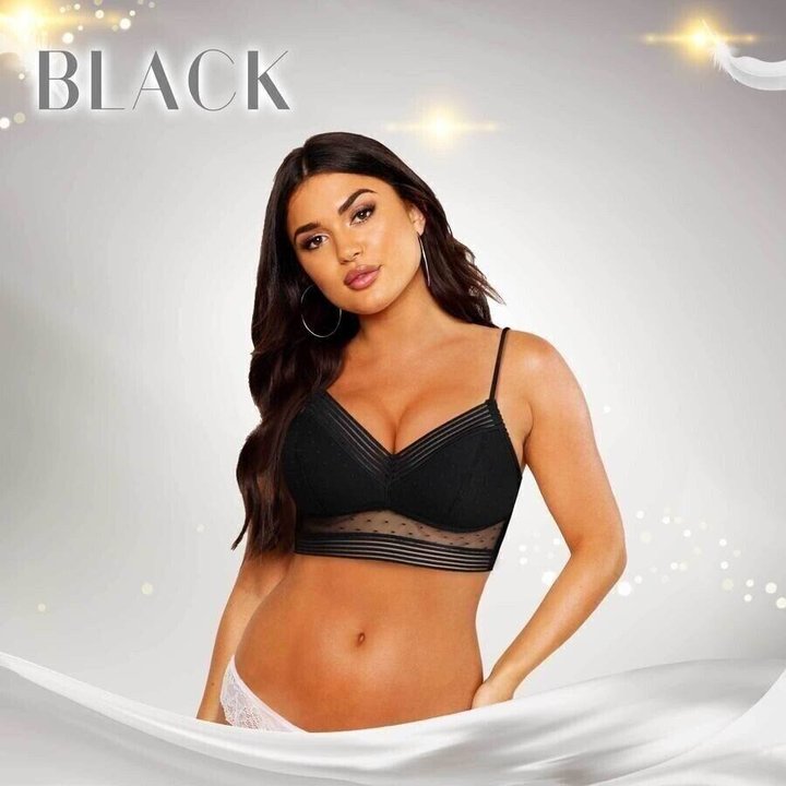 Women's Wireless Lifting Lace Bra – Low-Back Seamless & Strapless