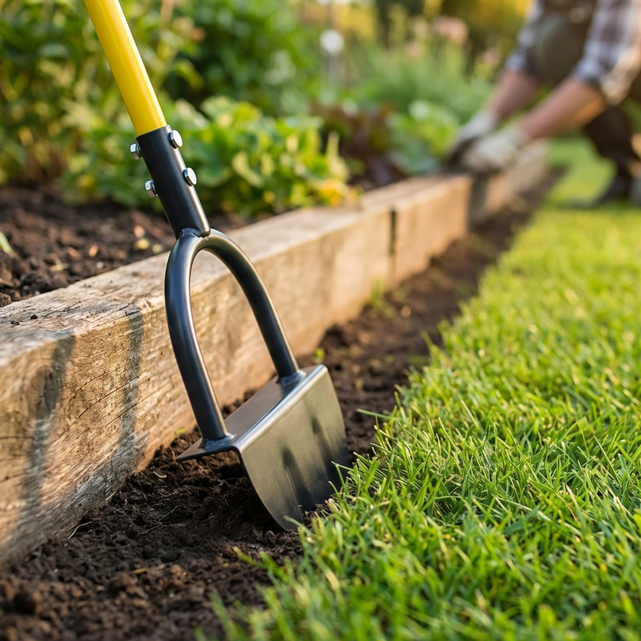 Manual Lawn Edger – Half-Moon EdgeMaster for Clean Garden Edges & Beds