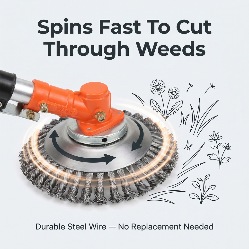 Cordless Weed Trimmer – Powerful Effective Garden Lawn Care & Rechargeable