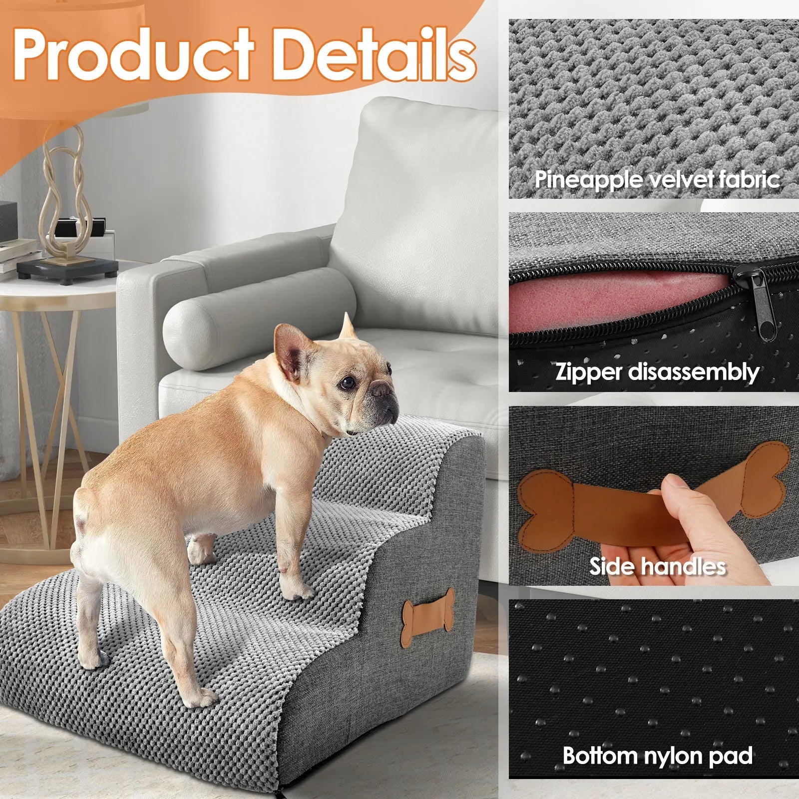 Dog Stairs for Bed