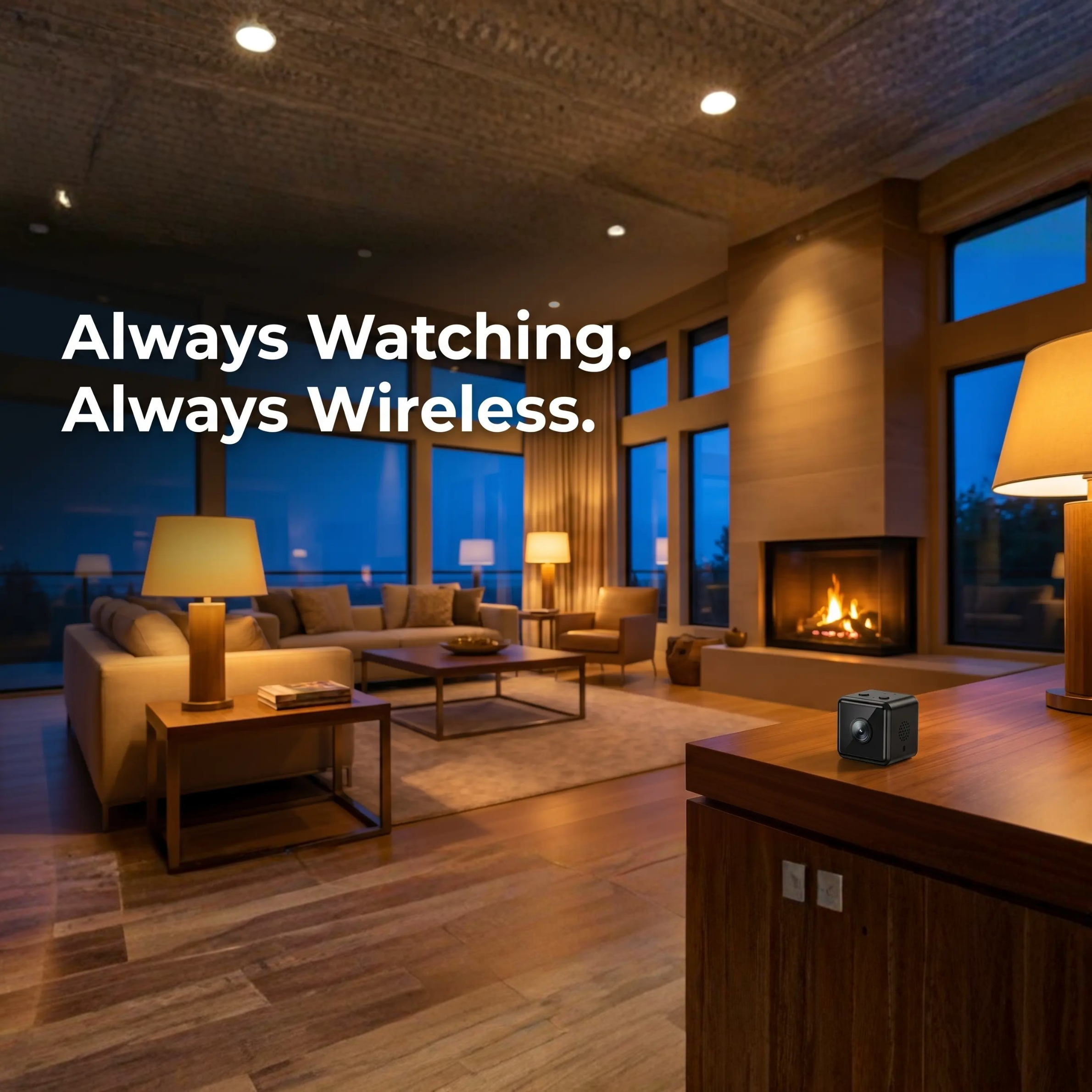Wireless WiFi Security Camera – 1080P Weather-Resistant Indoor & Outdoor
