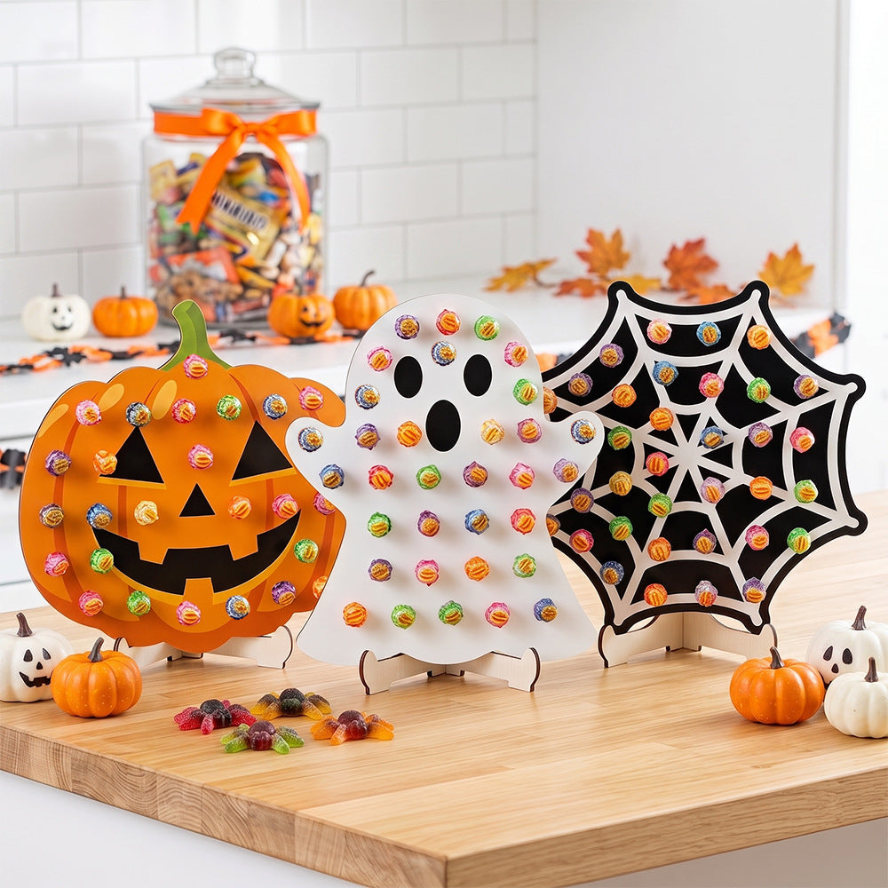 4-Piece Halloween Lollipop Display Stand Set