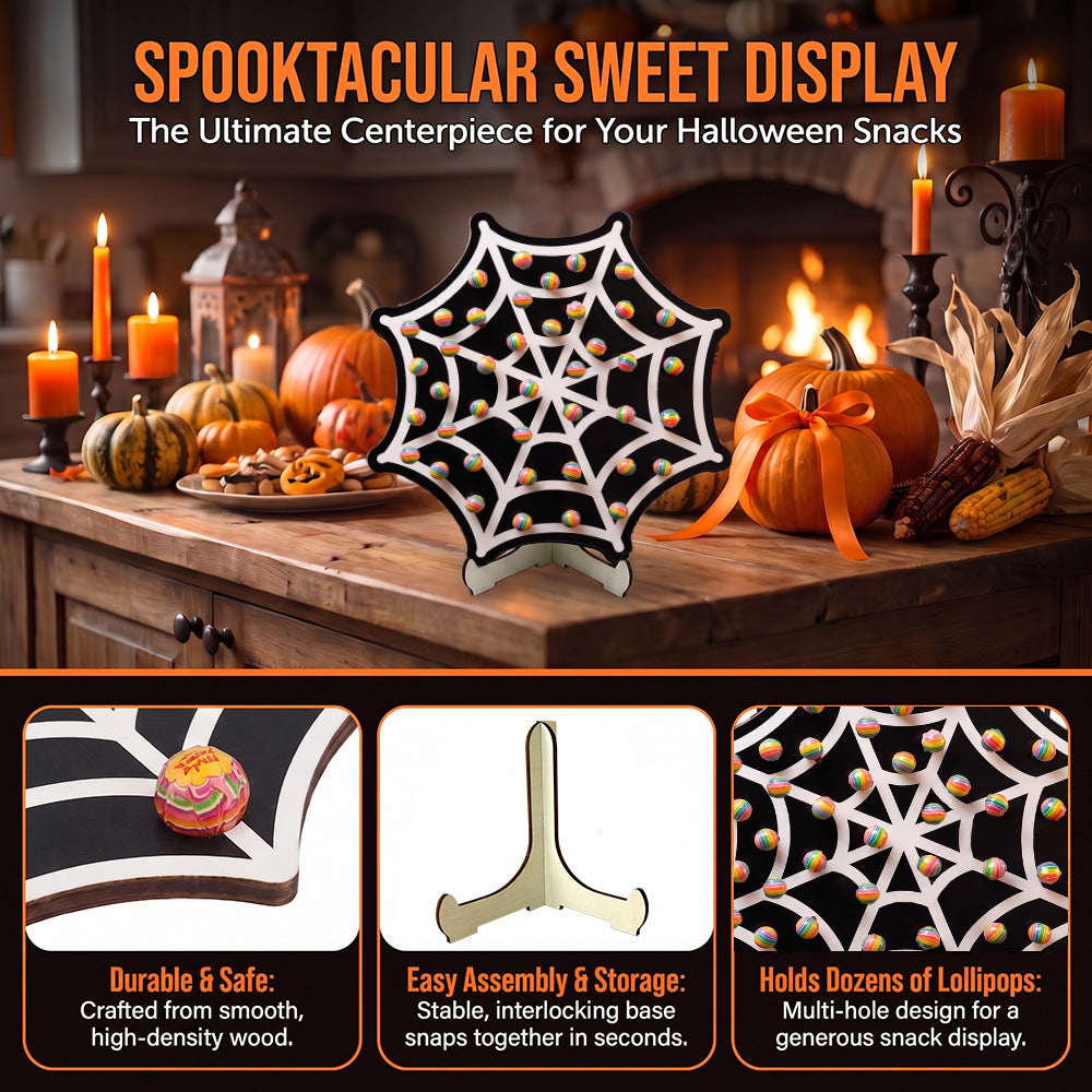 4-Piece Halloween Lollipop Display Stand Set