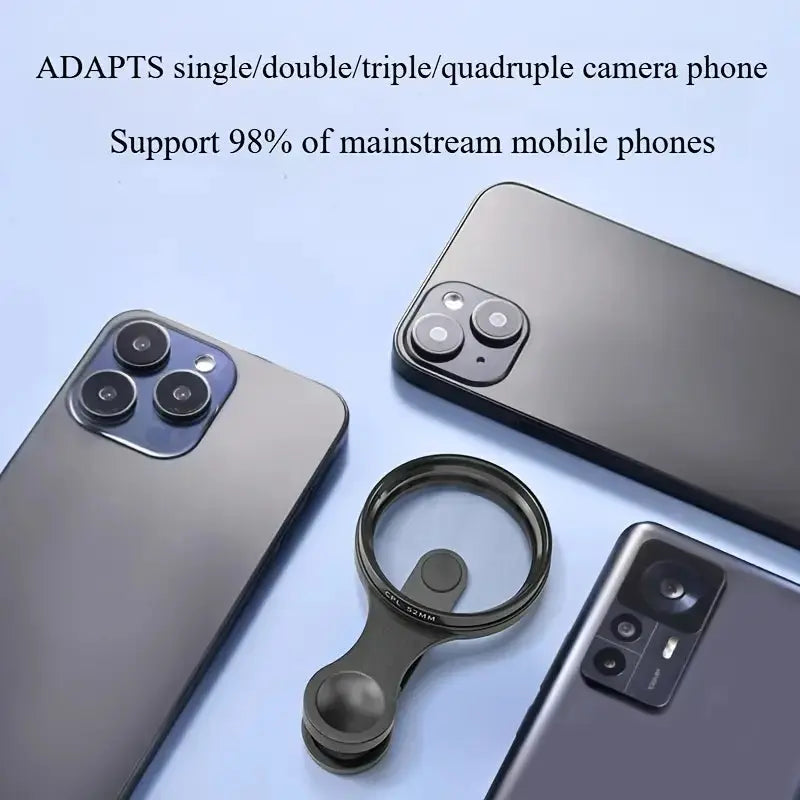52mm CPL Lens Filter – Reduces Glare Richer Colors & Smartphone Compatible