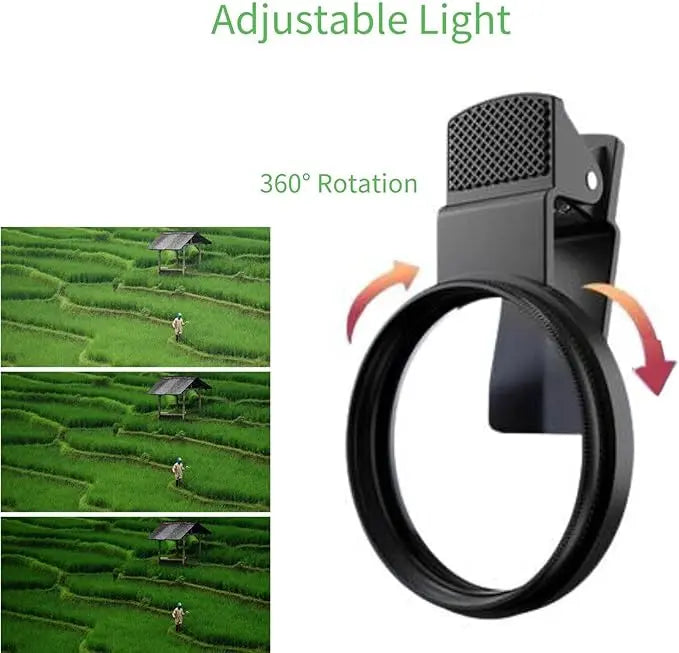 52mm CPL Lens Filter – Reduces Glare Richer Colors & Smartphone Compatible