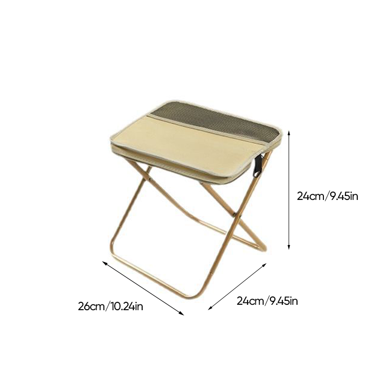 Foldable Backpack Stool – Lightweight Portable Seat for Hiking & Camping