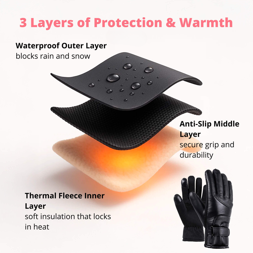 Heated Gloves for Women – USB Rechargeable Waterproof Thermal Winter Gloves