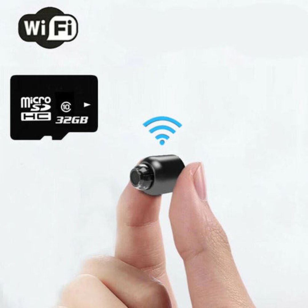Mini Wireless Hidden Camera – HD Audio Surveillance for Home Security