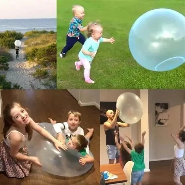 Inflatable Stretch Bubble Ball - Kids Zorb Bumper Ball for Outdoor Play