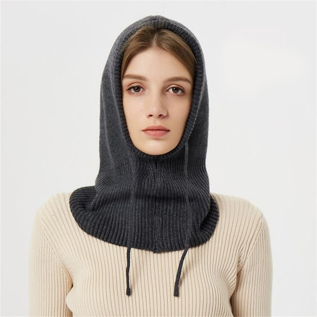 Winter Knit Beanie Hat – Soft Warm Unisex Cold Weather & Foldable Brim