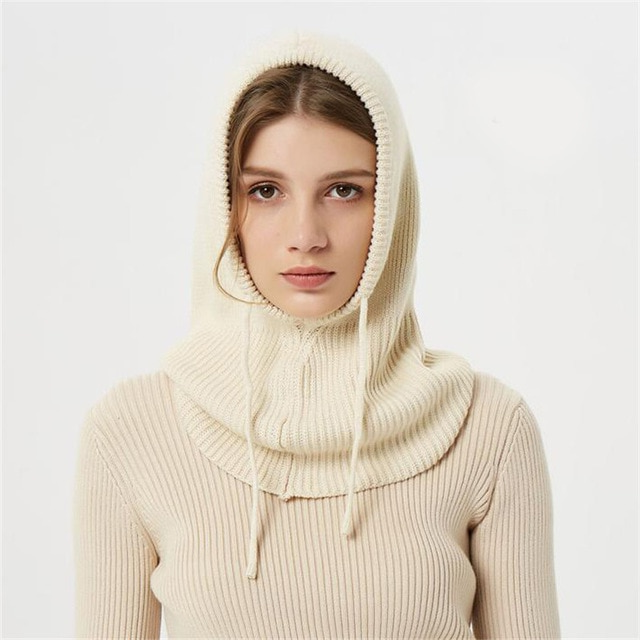 Winter Knit Beanie Hat – Soft Warm Unisex Cold Weather & Foldable Brim